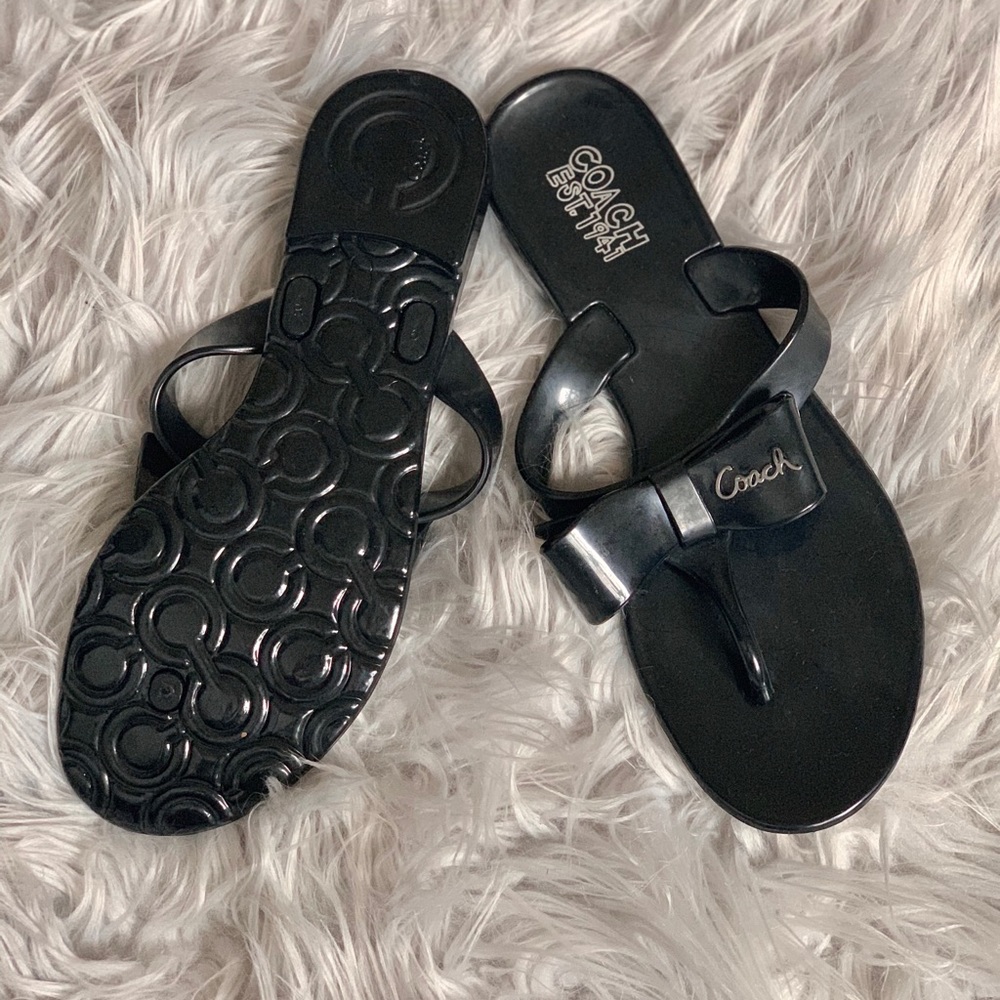 Coach flip flops